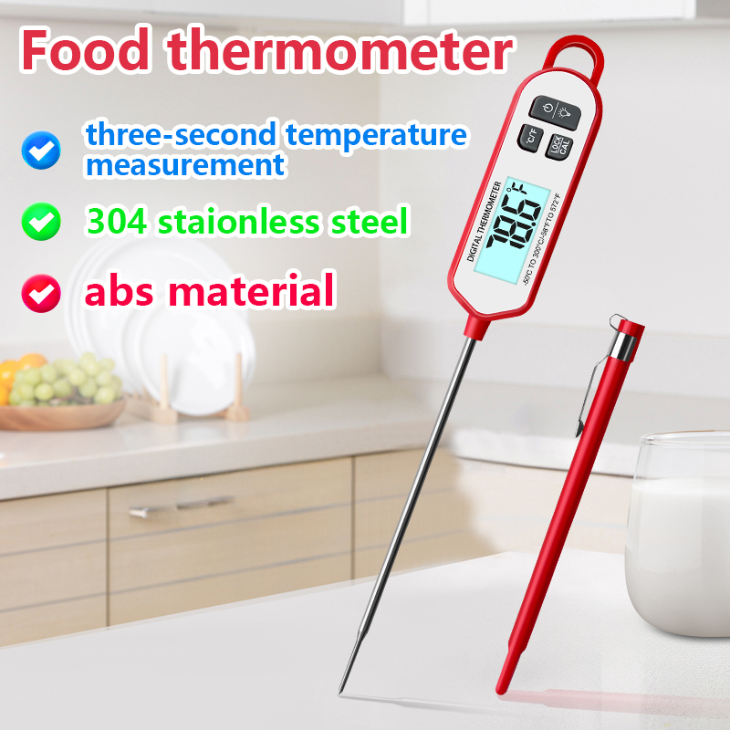 Thermometer Digital - Dijital Et Termometresi Anında Okunan Arkadan