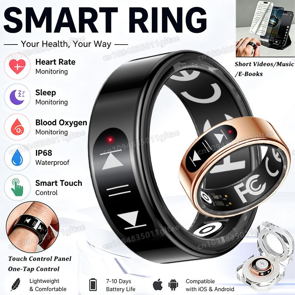 Blood Pressure Monitor - Akıllı Yüzük Video Kontrolleri, Sayfaları çevirmek