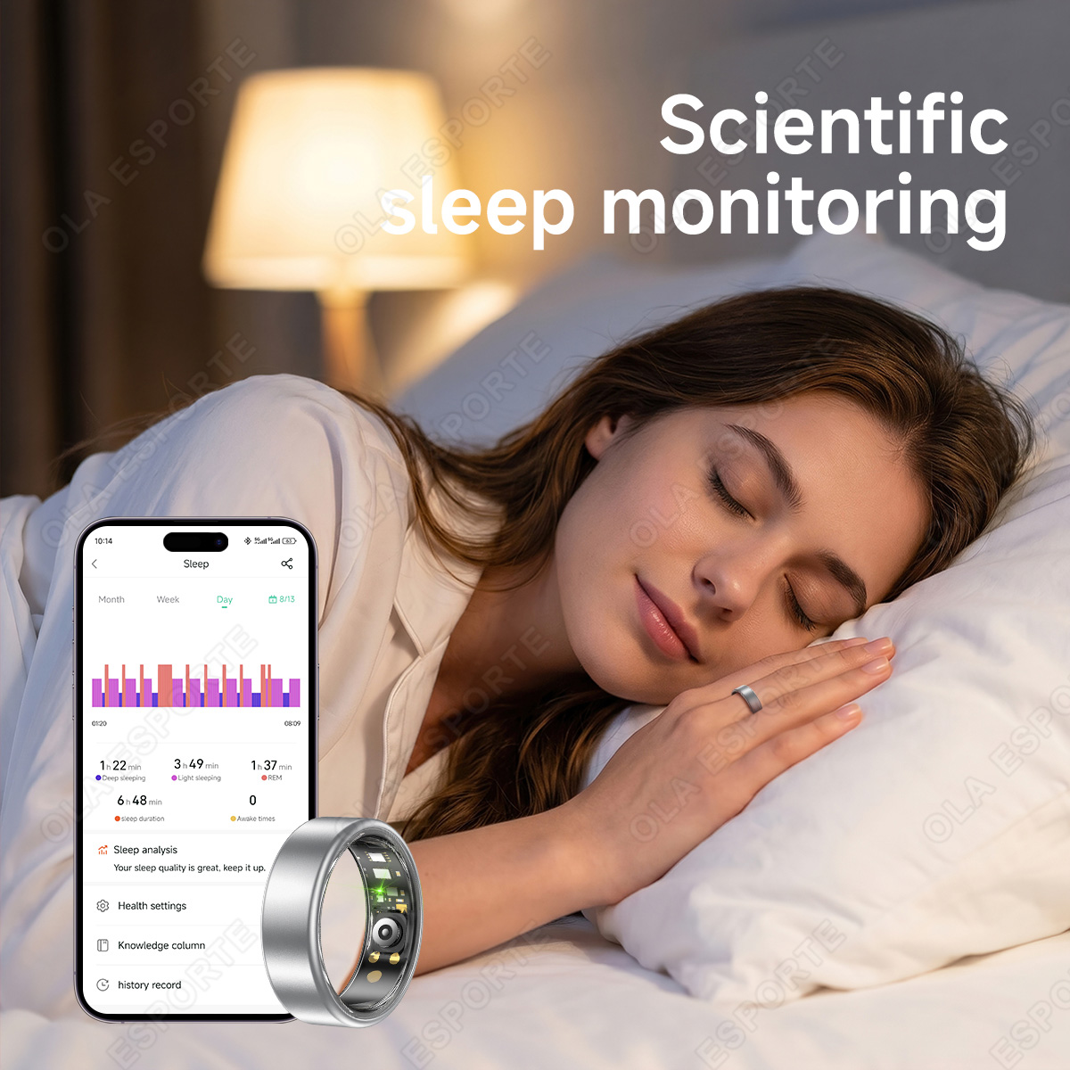 Yeni Akıllı Yüzük QINO Esporte - Blood Pressure Monitor incelemesi ve fiyatı